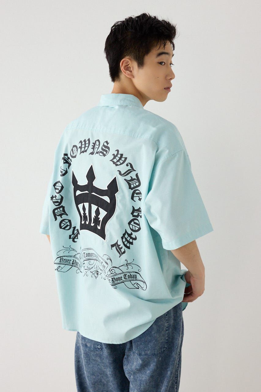 RODEO CROWNS「COOLMAX(R)ファブリック製・BLKletterシャツ」|シャツ・ブラウス|
