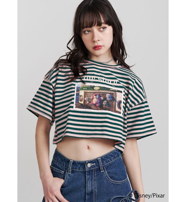 jouetie「【Toy Story】シーンクロップドTシャツ」|Tシャツ・カットソー|ピンク