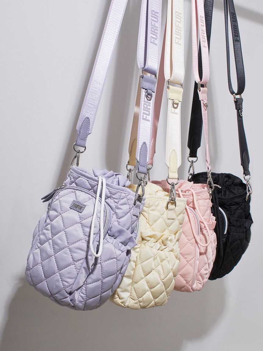 FURFUR「＜500mlボトル収納可能＞2WAY撥水ナイロンキルティングショルダーバッグ【WEB限定カラー】」|ショルダー・メッセンジャー|