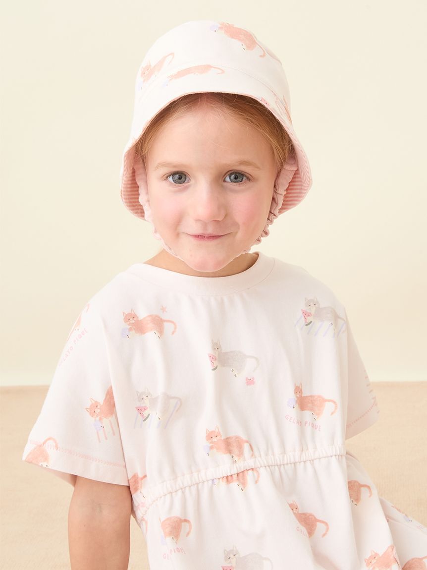 GELATO PIQUE KIDS & BABY「【KIDS】シーサイドキャット柄キャップ」|キャップ・キャスケット|