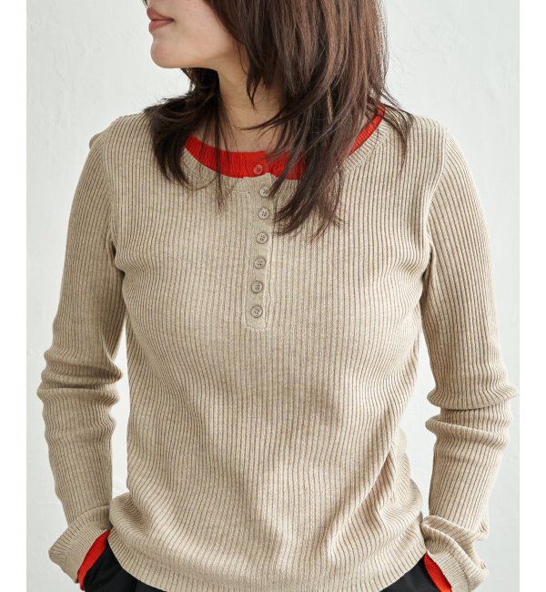 VENCE share style「12G配色ヘンリープルオーバー」|タンクトップ|