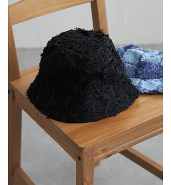 VENCE share style「フリンジチェックバケットハット」|その他|