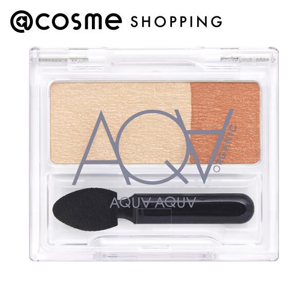 アクア・アクア「アクア・アクア オーガニックデュオシャドー 05シャンパンオレンジ (2.4g)」|アイシャドウ|その他