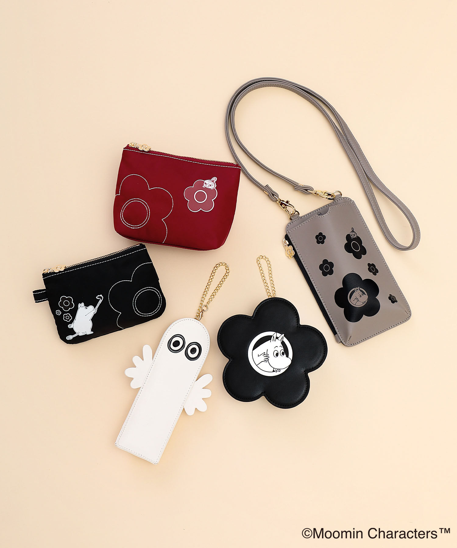 MARY QUANT「MOOMIN&times;MQ モバイルショルダー」|モバイルケース|