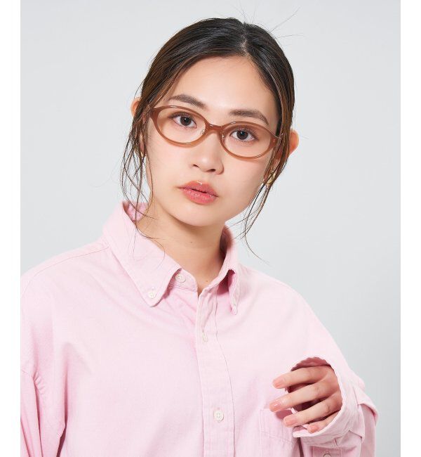  「オーバル型メガネ｜レディース 女性用 可愛い リボン パステル｜Zoff｜SWEET レンズ交換券付」|メガネ|