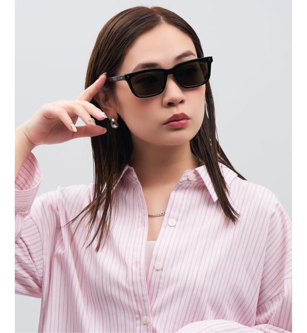  「Zoff｜JOURNAL STANDARD relume ジャーナルスタンダードレリューム ウェリントン型サングラス」|サングラス|黒3