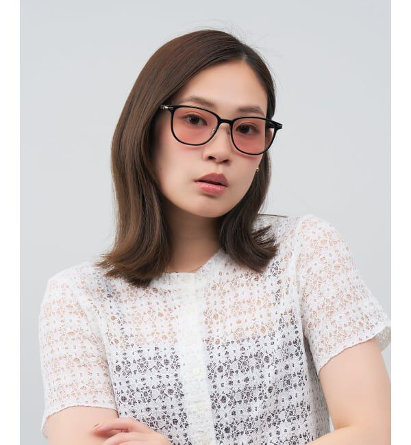  「SUNGLASSES COLLECTION ウェリントン型 サングラス | カラーレンズ 紫外線対策 UVカット」|サングラス|