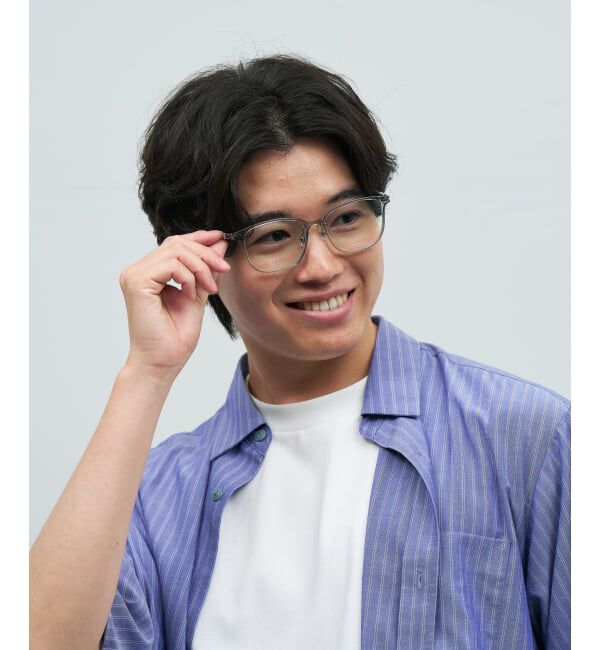  「SUNGLASSES COLLECTION ウェリントン型 サングラス | カラーレンズ 紫外線対策 UVカット」|サングラス|薄グレー