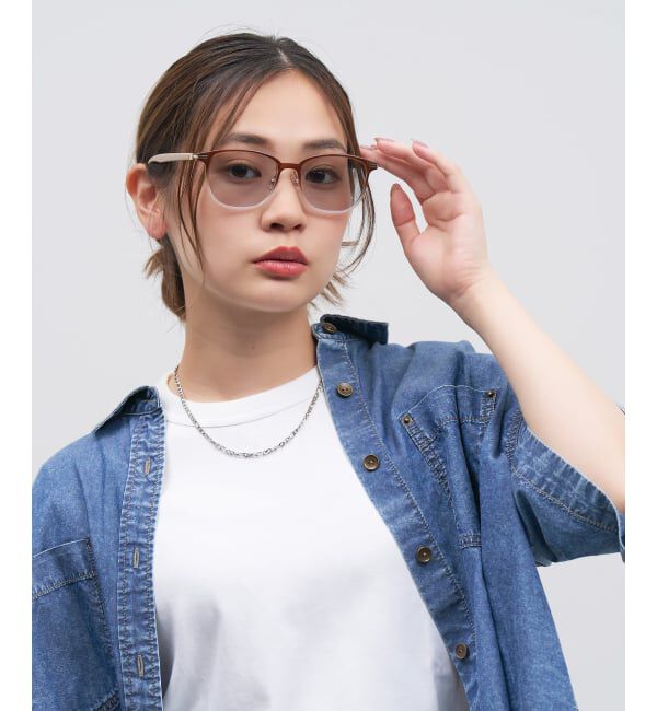  「SUNGLASSES COLLECTION ウェリントン型 サングラス | カラーレンズ 紫外線対策 UVカット」|サングラス|