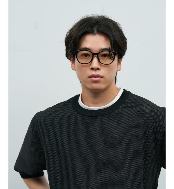  「SUNGLASSES COLLECTION ウェリントン型 サングラス | カラーレンズ 紫外線対策 UVカット」|サングラス|ブラック