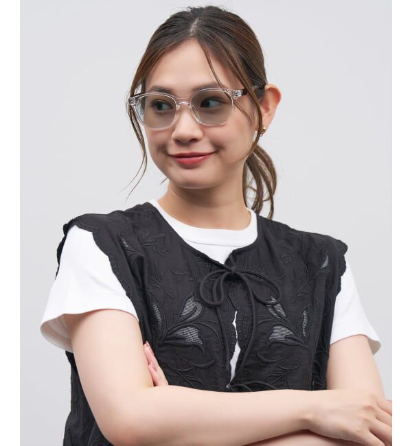  「SUNGLASSES COLLECTION ウェリントン型 サングラス | カラーレンズ 紫外線対策 UVカット」|サングラス|