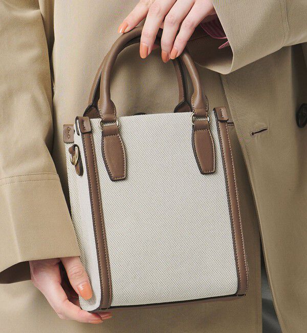UNITED ARROWS「キャンバスコンビ ミニトートバッグ」|トートバッグ|