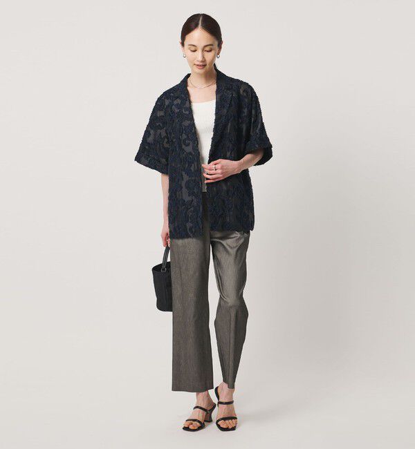 UNITED ARROWS「カット ジャガード ジャケット ‐ウォッシャブル‐」|テーラードジャケット|