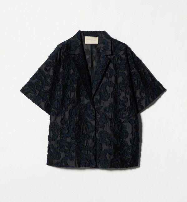 UNITED ARROWS「カット ジャガード ジャケット ‐ウォッシャブル‐」|テーラードジャケット|