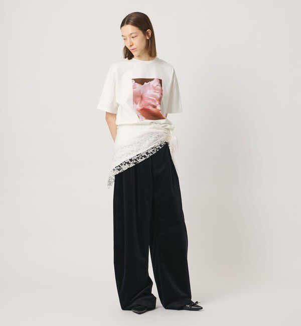 AEWEN MATOPH「＜Kei Sakakura for AEWEN MATOPH＞フォトTシャツ Sweet pea vein 」|Tシャツ・カットソー|