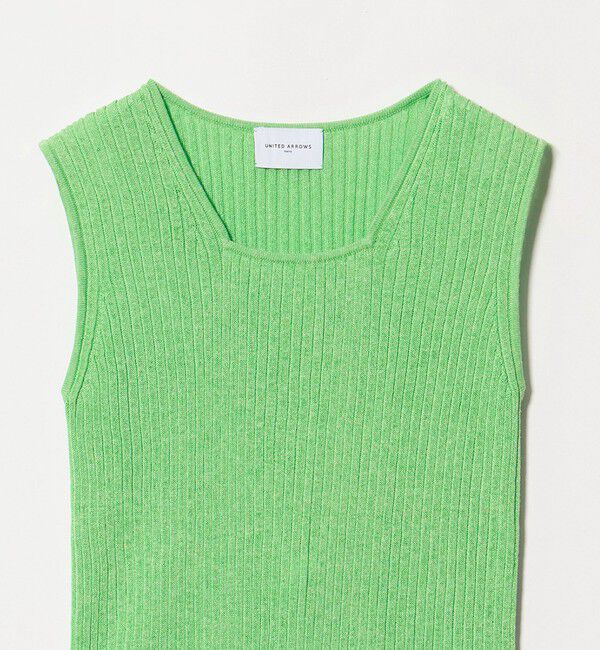 UNITED ARROWS「ノースリーブ カラー ニット ‐ウォッシャブル‐」|ニット・セーター|