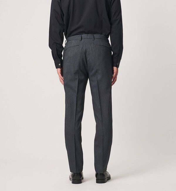 UNITED ARROWS「テックデニム 1プリーツ パンツ UA COZY ウォッシャブル ヨコストレッチ」|スラックス|