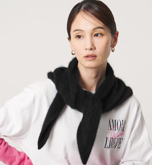 UNITED ARROWS「フォックスカシミヤ トライアングル ストール」|ストール|