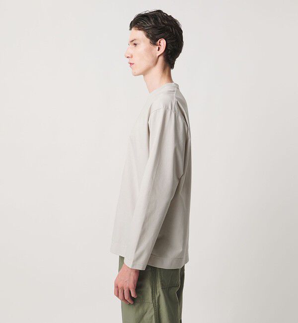 UNITED ARROWS「ポンチ ロングスリーブ Tシャツ デオドラント 抗菌防臭 接触冷感」|Tシャツ・カットソー|