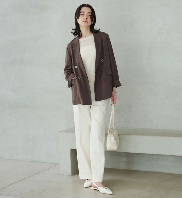 UNITED ARROWS green label relaxing「【結論シリーズ】シアーエアジャケット  マシンウォッシャブル 接触冷感 通気性」|テーラードジャケット|