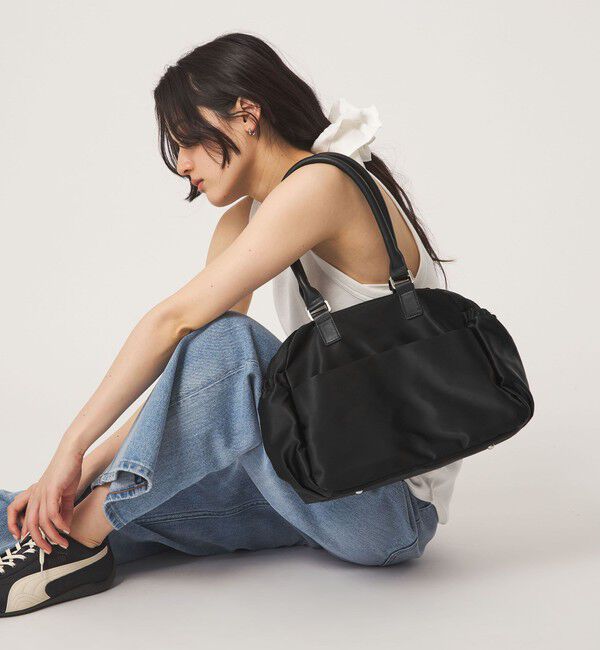 UNITED ARROWS green label relaxing「【WEB限定】2WAY Wジップ ボストン バッグ はっ水」|ボストンバッグ|