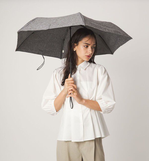 UNITED ARROWS green label relaxing「＜because＞アソート日傘 折りたたみ傘 晴雨兼用」|傘|LT.GRAY