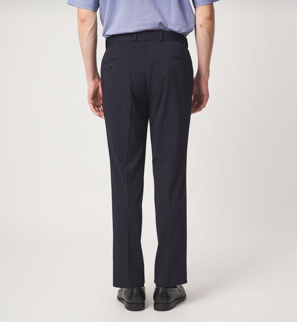 UNITED ARROWS green label relaxing「A+ ラッカンジャージ スタンダード イージー NP スラックス セットアップパンツ -ウォッシャブル・ストレッ」|スラックス|
