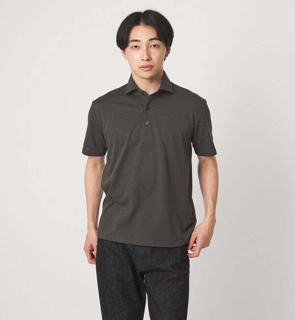 UNITED ARROWS green label relaxing「＜gim＞26SS アメリカンシーアイランド ビズ ポロシャツ -吸水速乾-」|ポロシャツ|