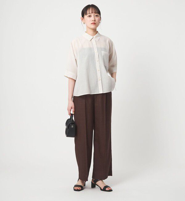 UNITED ARROWS green label relaxing「アキハ バック タック シャツ」|シャツ・ブラウス|