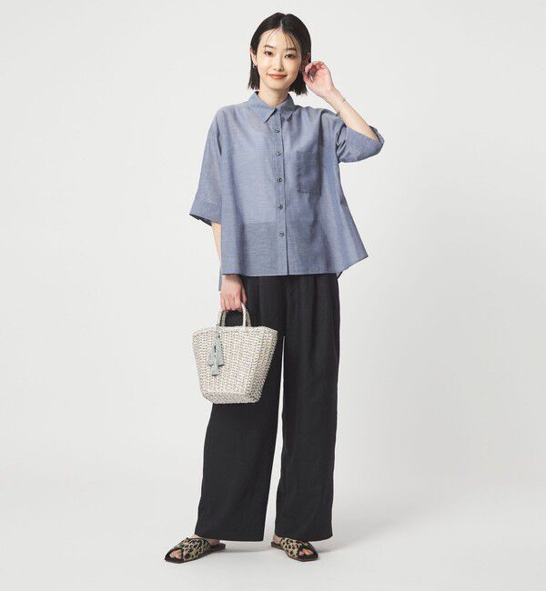 UNITED ARROWS green label relaxing「アキハ バック タック シャツ」|シャツ・ブラウス|