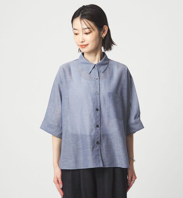 UNITED ARROWS green label relaxing「アキハ バック タック シャツ」|シャツ・ブラウス|
