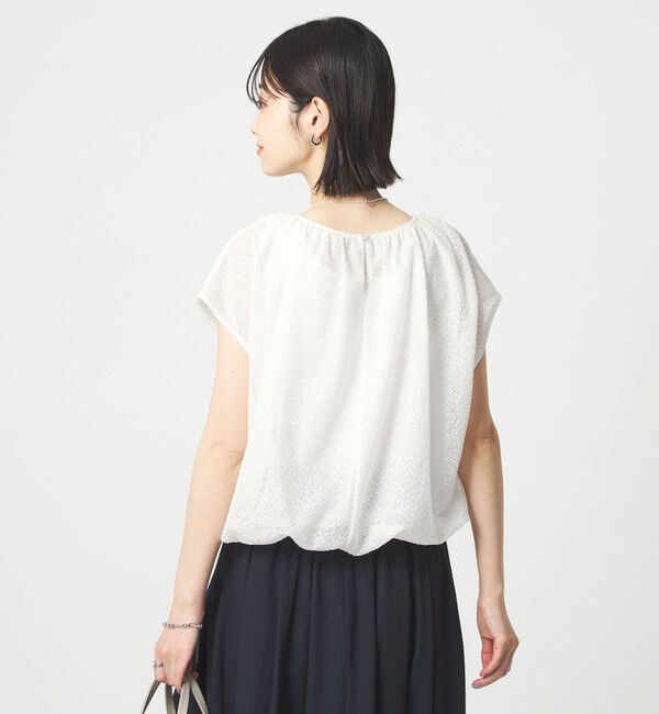 UNITED ARROWS green label relaxing「ラッセルレース スソバルーン カットソー」|Tシャツ・カットソー|