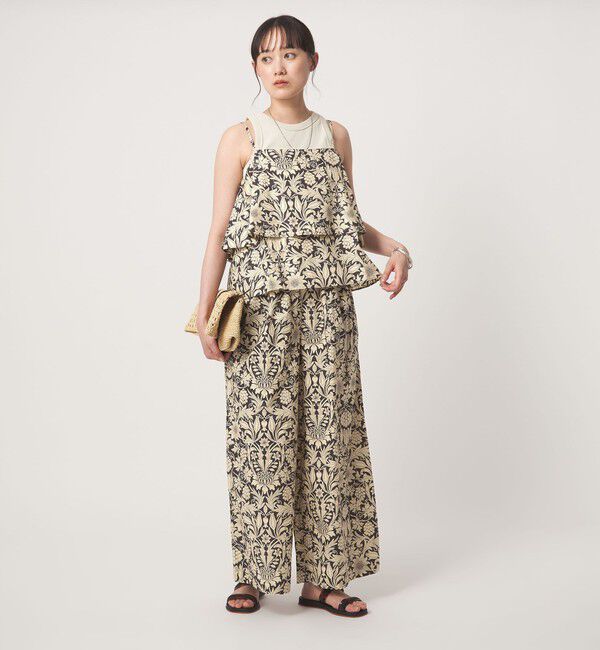 UNITED ARROWS green label relaxing「リバティプリント ワイドパンツ」|その他|