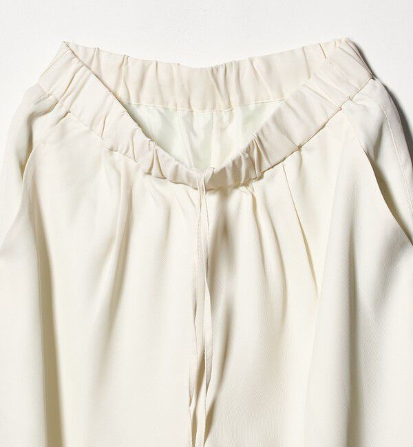 UNITED ARROWS green label relaxing「【WEB限定】＜at ease＞ドロスト ワイド パンツ オフホワイト」|その他|