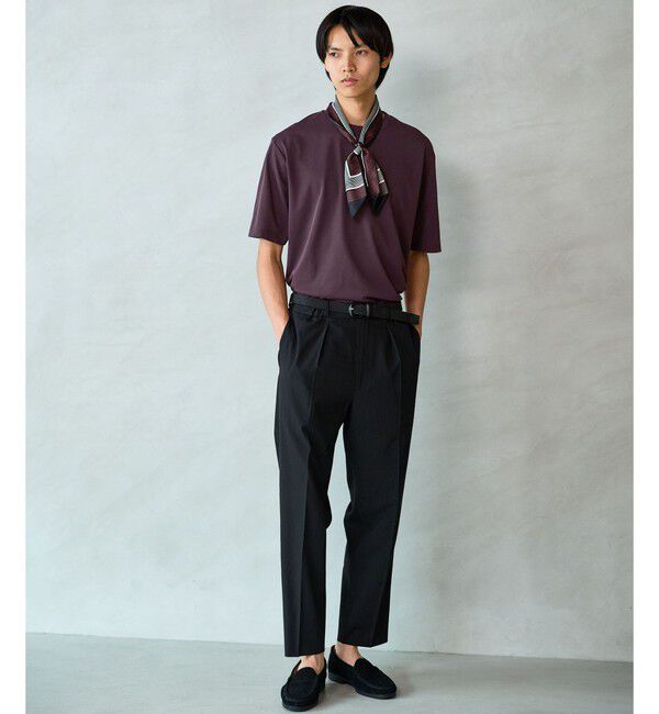 UNITED ARROWS green label relaxing「アイスコットン カノコ クルーネック カットソー -接触冷感-」|Tシャツ・カットソー|
