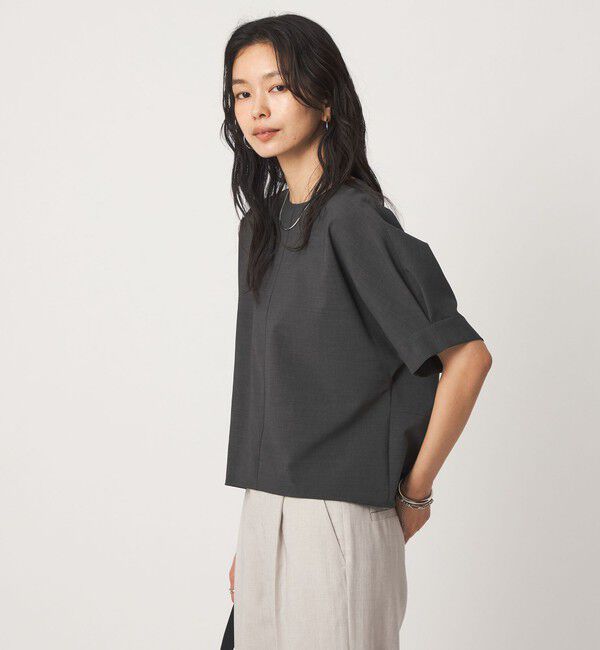 UNITED ARROWS green label relaxing「リネンライク ブラウス 2 マシンウォッシャブル 接触冷感」|シャツ・ブラウス|