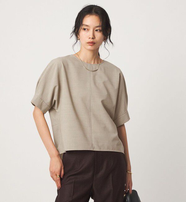 UNITED ARROWS green label relaxing「リネンライク ブラウス 2 マシンウォッシャブル 接触冷感」|シャツ・ブラウス|