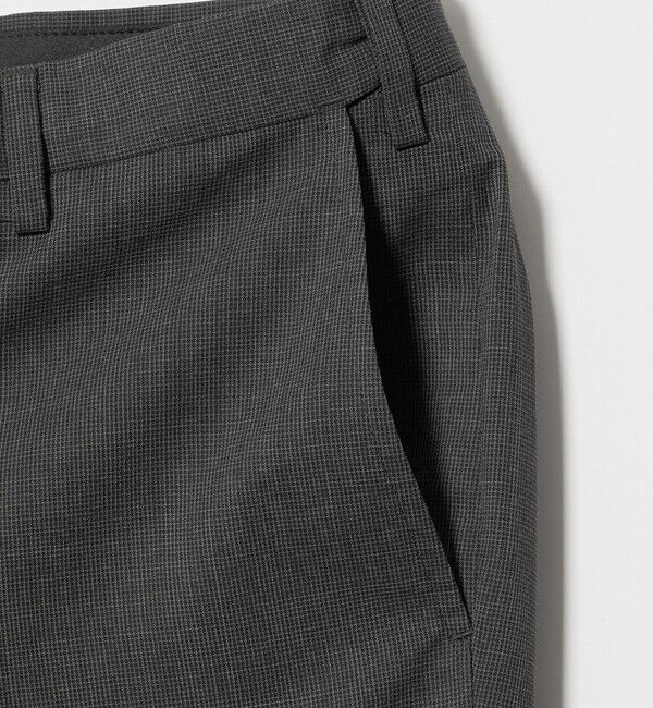 UNITED ARROWS green label relaxing「A+ air TW サイロ ピンチェック アジャスター スラックス -接触冷感・通気性-」|スラックス|