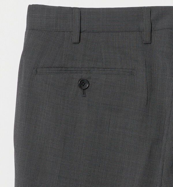 UNITED ARROWS green label relaxing「A+ air TW サイロ ピンチェック アジャスター スラックス -接触冷感・通気性-」|スラックス|