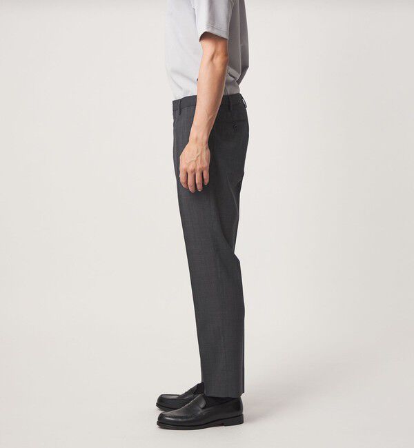 UNITED ARROWS green label relaxing「A+ air TW サイロ ピンチェック アジャスター スラックス -接触冷感・通気性-」|スラックス|