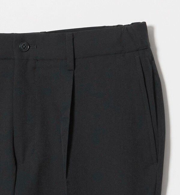 UNITED ARROWS green label relaxing「A+ air ポリエステル ミニ チェック 1プリーツ スラックス」|スラックス|