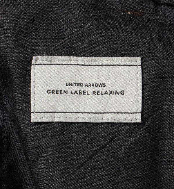 UNITED ARROWS green label relaxing「A+ air ポリエステル ミニ チェック 1プリーツ スラックス」|スラックス|