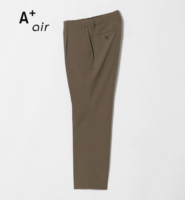 UNITED ARROWS green label relaxing「A+ air ポリエステル ミニ チェック 1プリーツ スラックス」|スラックス|