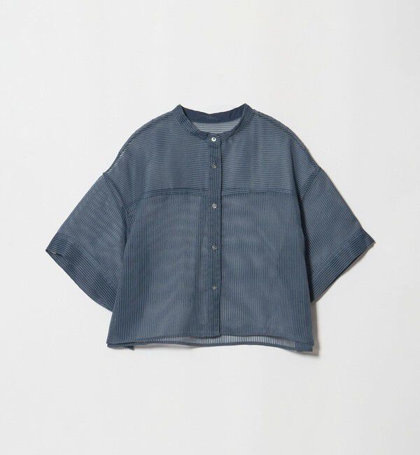 UNITED ARROWS green label relaxing「シアー コードレーン ショートスリーブ シャツ」|シャツ・ブラウス|