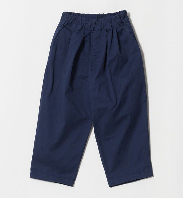 UNITED ARROWS green label relaxing「ライト ツイル ツータック パンツ / キッズ 100cm-130cm」|チノ|NAVY
