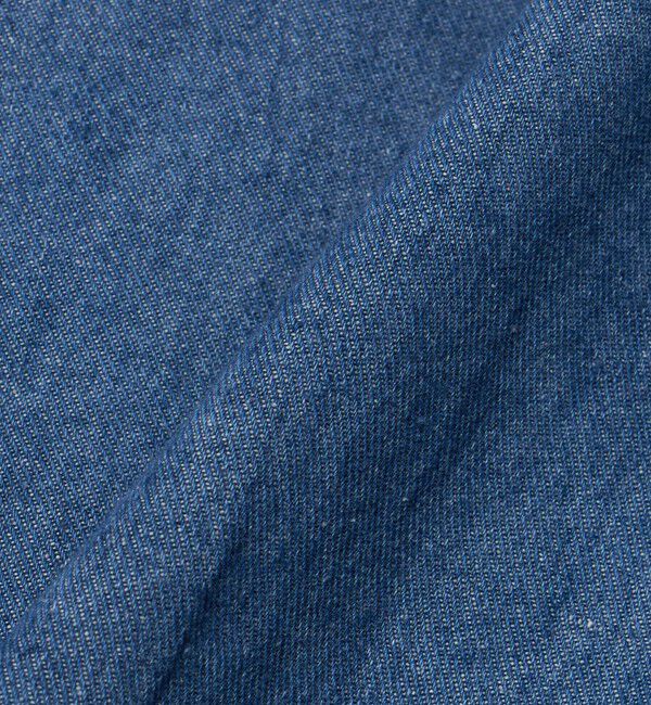 UNITED ARROWS green label relaxing「デニム スタンドカラー フリル ワンピース / キッズ 100cm-160cm」|ワンピース|