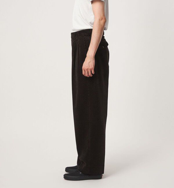 UNITED ARROWS green label relaxing「FINE BASIC スビン コーデュロイ スラックス W4」|チノ|