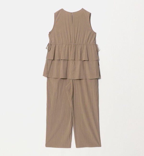 UNITED ARROWS green label relaxing「ペプラム ギャザー オールインワン」|オールインワン|