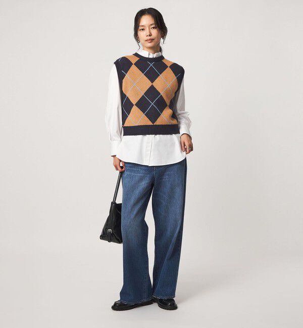 UNITED ARROWS green label relaxing「【別注】＜PROTAGONISTA＞アーガイル ベスト」|ベスト・ジレ|