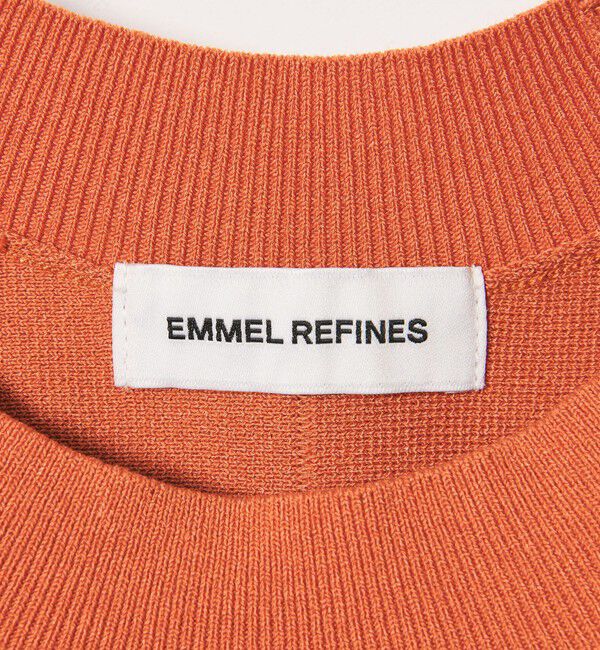 EMMEL REFINES「＜EMMEL REFINES＞EM Aライン ミニ ニット ワンピース」|ワンピース|